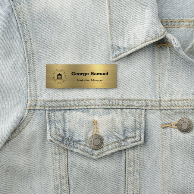 Simple Business Logo | Name | Designation Tag (In Situ)