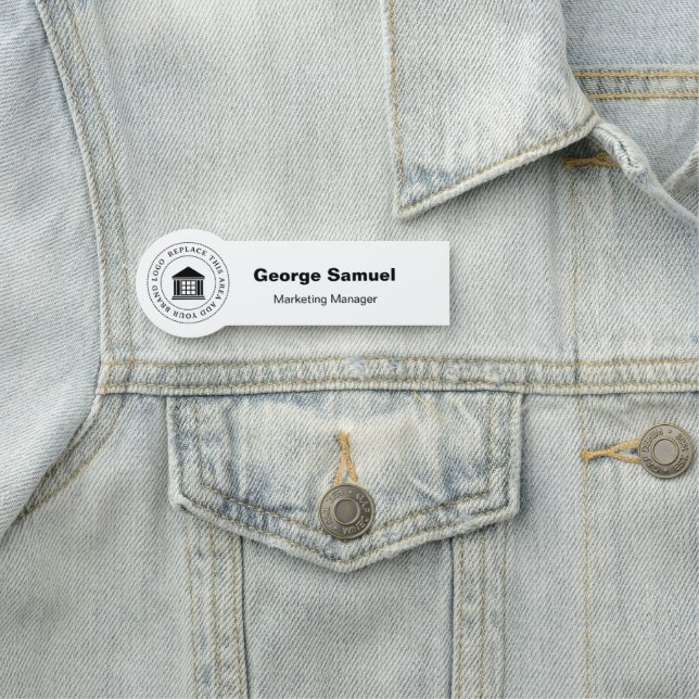 Simple Business Logo | Name | Designation Tag (In Situ)