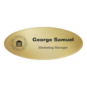 Simple Business Logo   Name   Designation Tag