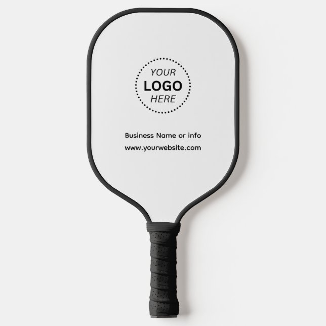 Simple Business Logo or info Professional  Pickleball Paddle (Front)