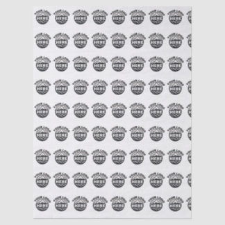 Simple Business Logo Pattern Custom Branded Tissue Paper