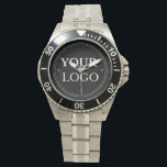 Simple Business Logo Promotional Branded Watch<br><div class="desc">Personalise this stylish watch with your professional business logo. Grow your business and add these items to your promotional materials. Simple,  minimalist and professional. Perfect as a promotional product and gift for all your clients and customers. Easy to customise. Get yours today!</div>