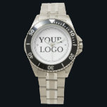 Simple Business Logo Promotional Branded Watch<br><div class="desc">Personalise this stylish watch with your professional business logo. Grow your business and add these items to your promotional materials. Simple,  minimalist and professional. Perfect as a promotional product and gift for all your clients and customers. Easy to customise. Get yours today!</div>