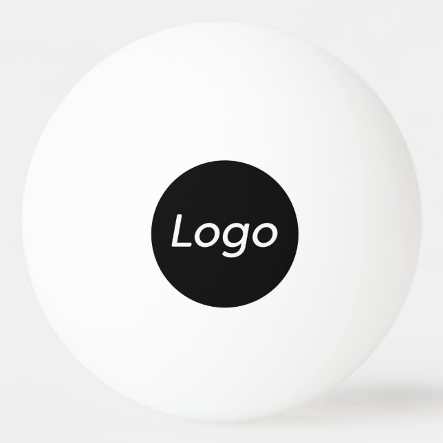 Simple Business Logo Promotional Ping Pong Ball (Front)