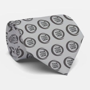 Simple Business Logo Template Grey Tie