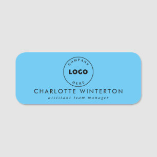 Simple Business Logo Typography Retail Name Tag