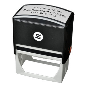 Simple Business Name Return Address Self-inking Stamp