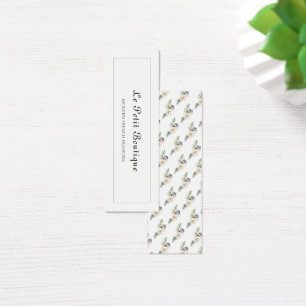 Simple Business Name White Display Hang Tag