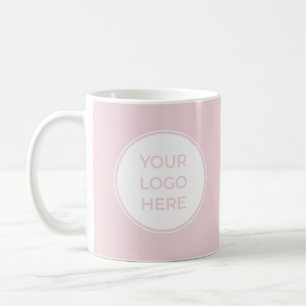 Simple Business Pink Logo Mug