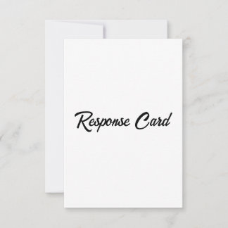 Simple Business Promotion 3.5" x 5" RSVP Card