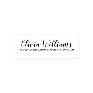 Simple Business Stamp Return Address