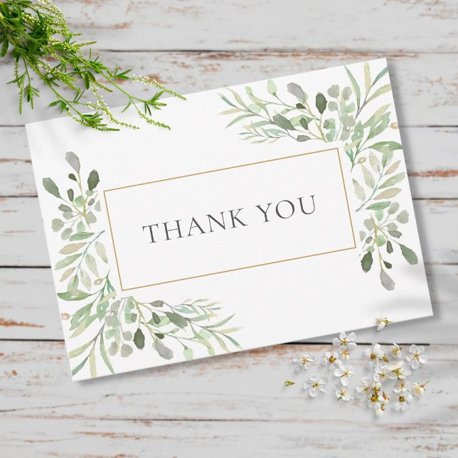 Simple Business Thank You Botanical Watercolor (Creator Uploaded)