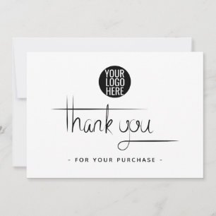 Simple Business Thank You Card