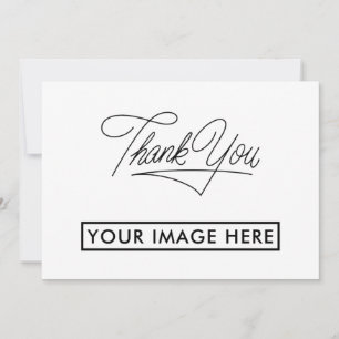 Simple Business Thank You Card , Add Logo