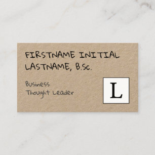 Simple Business Thought Leader Profile Card