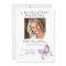 Simple Butterfly Funeral Invitation