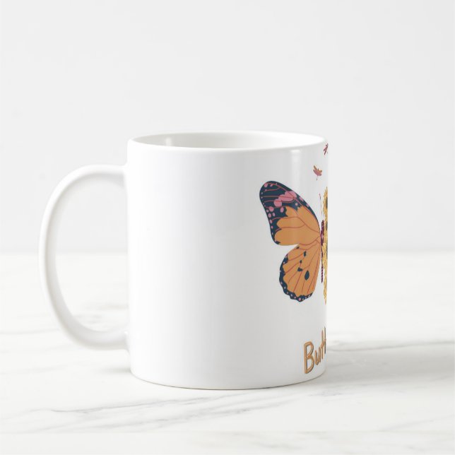  Simple Butterfly Nigeria Nature Coffee Mug (Left)
