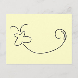 Simple Butterfly Postcard