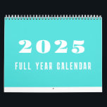 Simple Calendar 2025 Minimalist<br><div class="desc">May your year be uncomplicated and bright.</div>