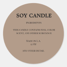 simple candle small business ingredient product la