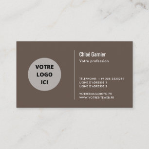 Simple Carte de visite Business Card
