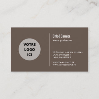 Simple Carte de visite Business Card