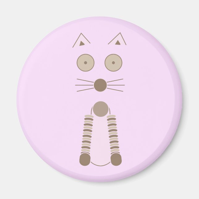 Simple Cat Magnet (Front)