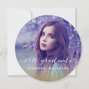 Simple Chalkboard 2016 Graduation Party Invitation
