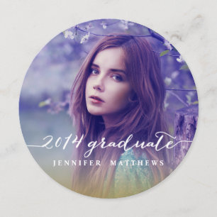 Simple Chalkboard Graduation Party Invitation