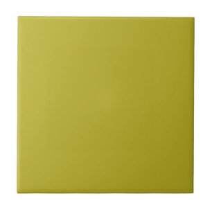 Simple Chartreuse Green Solid Plain Color Ceramic Tile