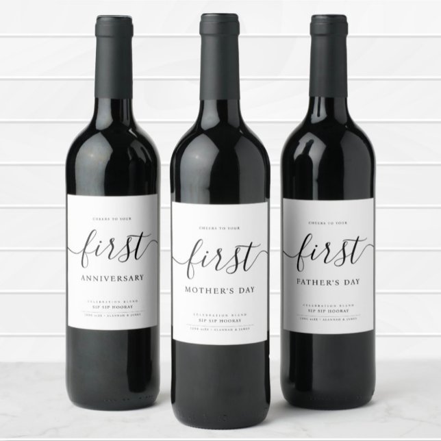 Simple Cheers to Your First Personalised Wine Label (Creator Uploaded)