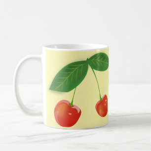 Simple Cherry Design Mug – Perfect for Fruit Lover