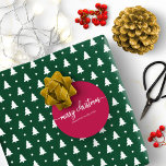 Simple Chic Calligraphy Merry Christmas Red Classic Round Sticker<br><div class="desc">Simple Chic Calligraphy Merry Christmas Red Classic Round Sticker</div>