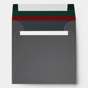 Simple Chic Elegant Grey Customizable Envelope