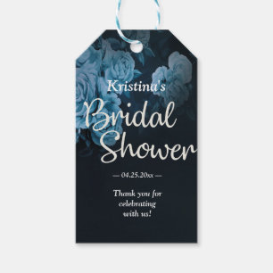 Simple Chic Gold Geometric Frame  Bridal Shower Gift Tags