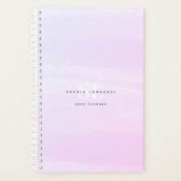 Simple Chic Lavender Watercolor Wash Planner