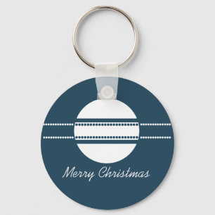 Simple Chic Ornament Christmas Keychain