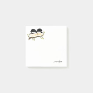 Simple Chickadees Bird Post-it® Notes