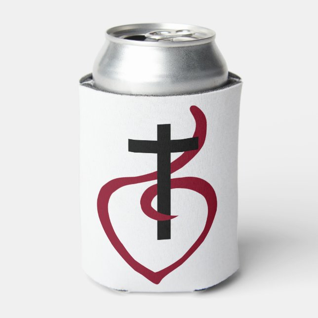 Simple Christian Cross Can Cooler (Can Front)