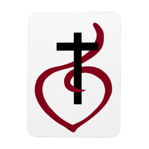 Simple Christian Cross Magnet