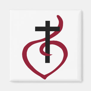 Simple Christian Cross Magnet