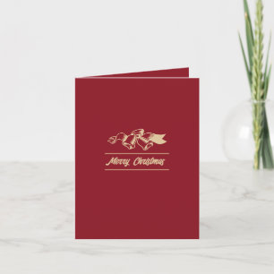 Simple Christmas Bell Design, Seasonal Customer Th Thank You Card