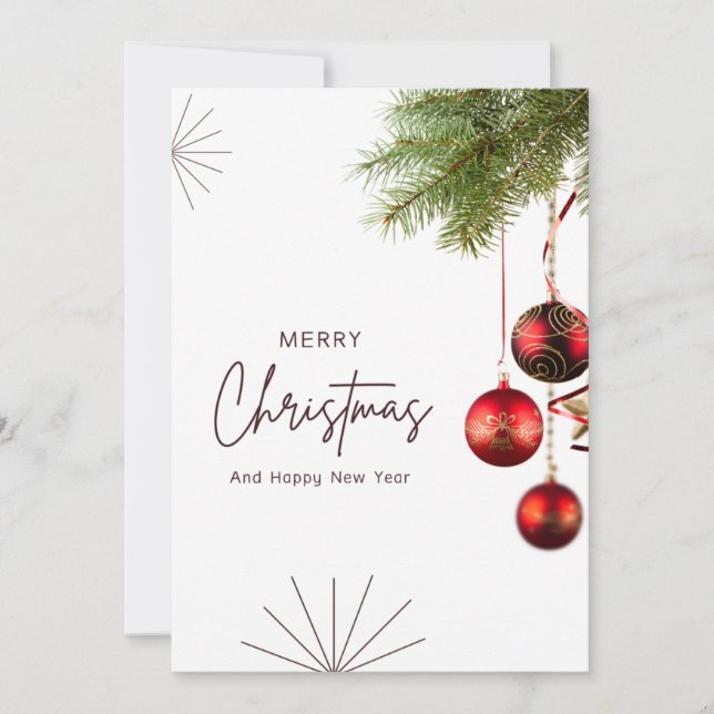 Simple Christmas Card (Front)