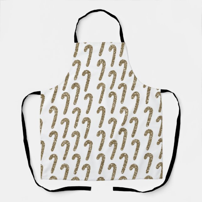 Simple Christmas Chalk Art Apron (Front)