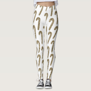 Simple Christmas Chalk Art Leggings