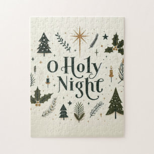 Simple Christmas O Holy Night Jigsaw Puzzle