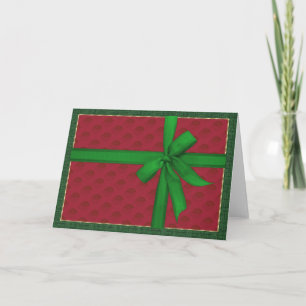 Simple Christmas Package Holiday Card