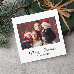 Simple Christmas Photo Greeting Christmas Card