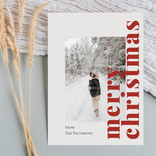 Simple Christmas Photo Holiday Card (Creator Uploaded)
