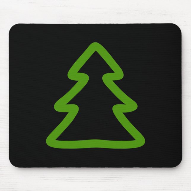 Simple Christmas Tree  Mouse Pad (Front)